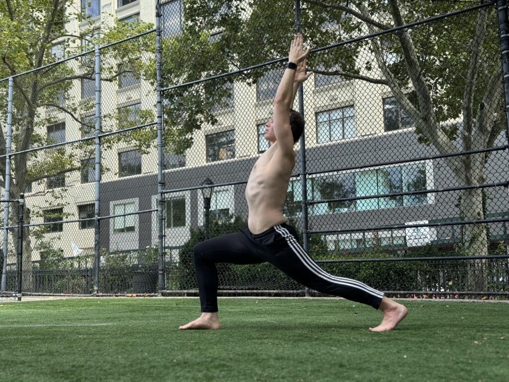 James Donegan performs High Lunge